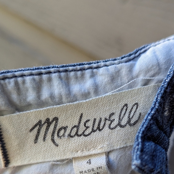 Madewell Denim Thistle Cami Jumpsuit Chambray Blue Size 4 Wide Leg - Picture 8 of 10